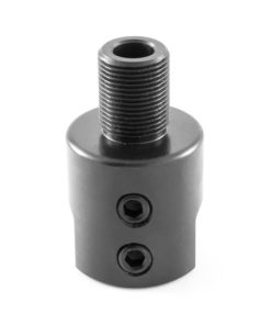 1/2″-28 TPI Thread Adapter for 1/2″ Non-threaded Barrels – Black