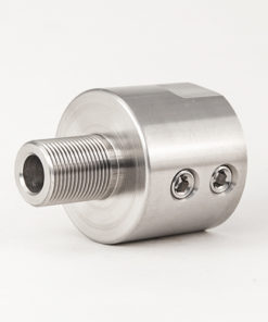Silver Ruger 1022 10-22 Muzzle Brake Adapter 5/8x24 Thread,Three Lock Nut 