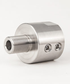 Non-Threaded Barrel Adapter for Custom Diameter Barrel to 5/8