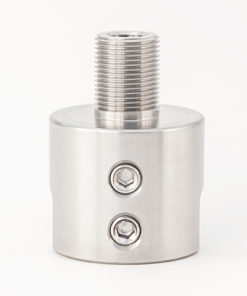 Non-Threaded Barrel Adapter for Custom Diameter Barrel to 5/8