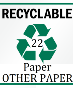 Paper Recycle Sign